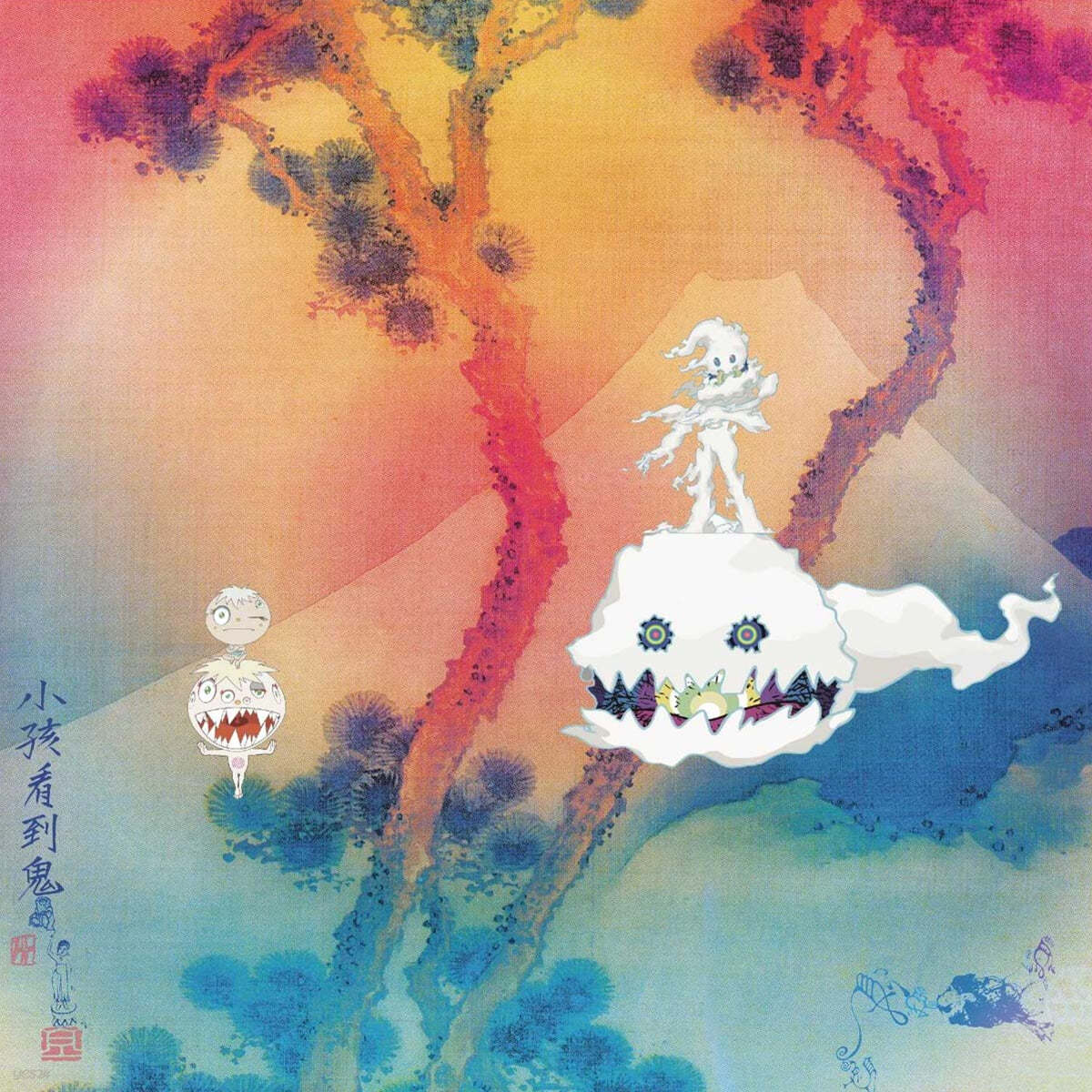 Kanye West / Kid Cudi (카니예 웨스트 / 키드 쿠디) - Kids See Ghosts [투명 핑크 컬러 LP] 