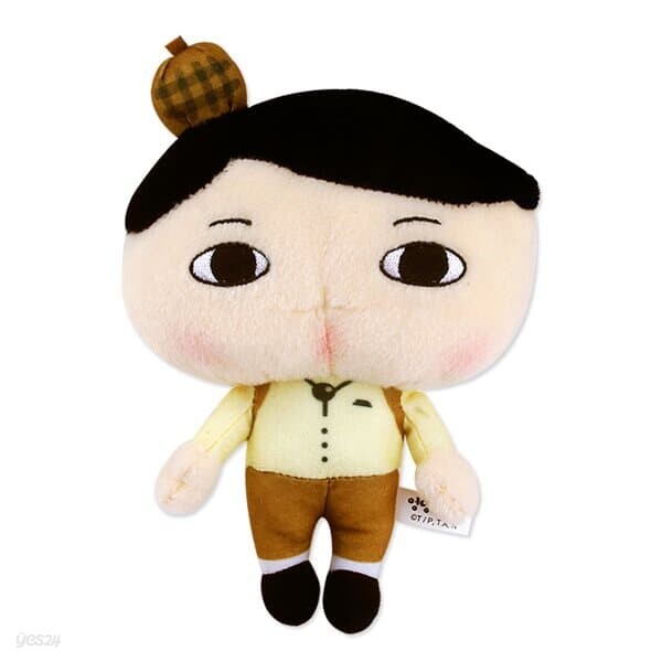엉덩이 탐정 인형 가방고리 15cm