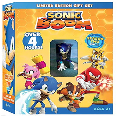 Sonic Boom: Season 2 - Volume 1 (with Sonic Backpack Hanger) (Ҵ :  2 -  1)(ڵ1)(ѱ۹ڸ)(DVD)