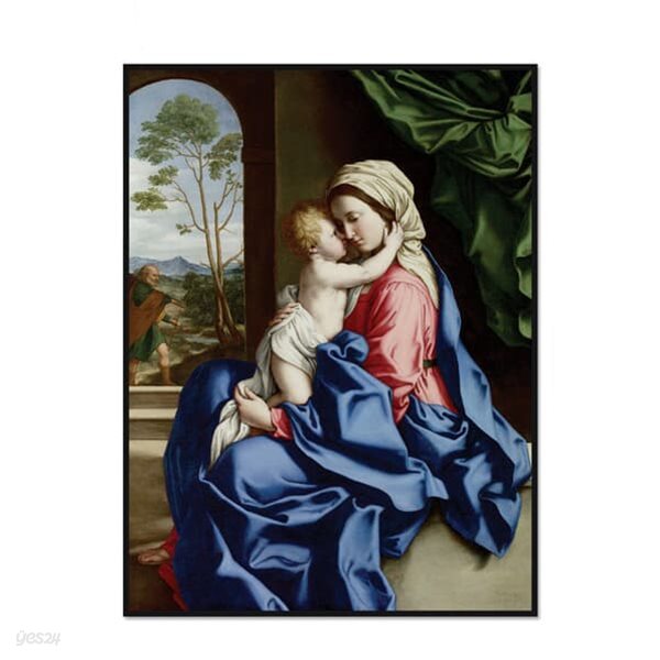 [더벨라] 사소페라토 - 포옹하고 있는 성모와 아기 예수 The Virgin and Child Embracing