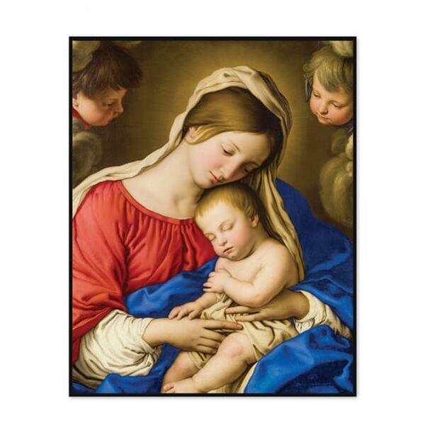 [더벨라] 사소페라토 - 성모 마리아와 아기 예수 그리고 두 천사 Madonna and Child with Two Cherubs