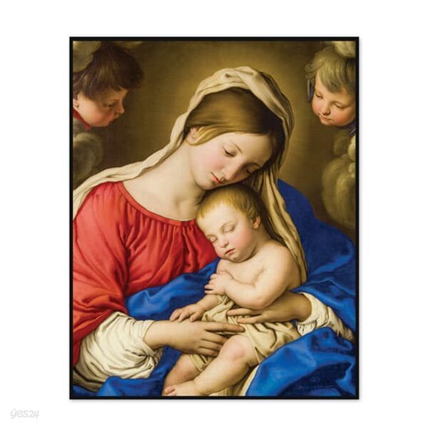 [더벨라] 사소페라토 - 성모 마리아와 아기 예수 그리고 두 천사 Madonna and Child with Two Cherubs