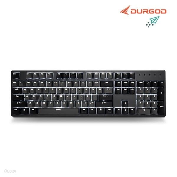 DURGOD TAURUS K310 LED 블랙/그레이 (저소음 적축)