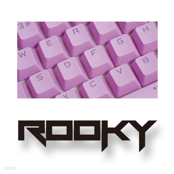 무영테크 ROOKY PBT DoubleShot 104 KeyCap (Deep Pink)