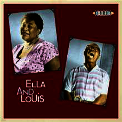 Louis Armstrong & Ella Fitzgerald — Ella & Louis 앨범 커버