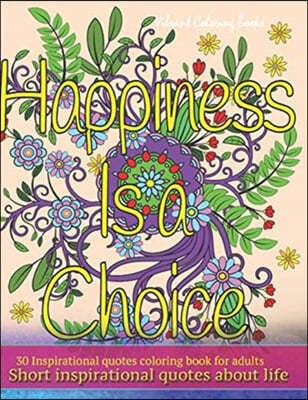 30 Inspirational quotes coloring book for adults