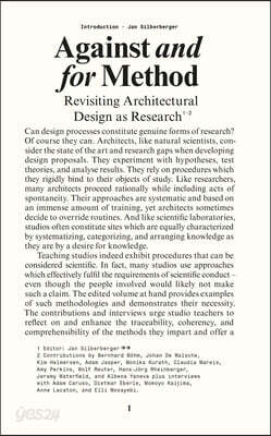 Against and for Method: Revisiting Architectural Design as Research