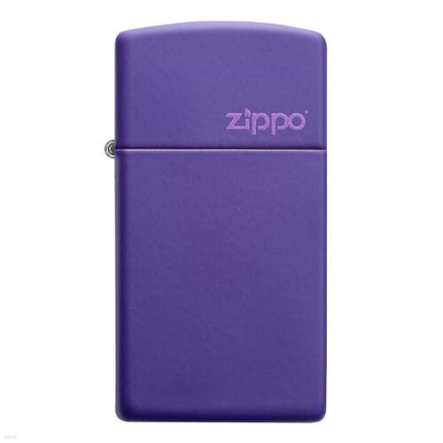 ZIPPO  1637ZL Slim® Purple Matte Zippo Logo