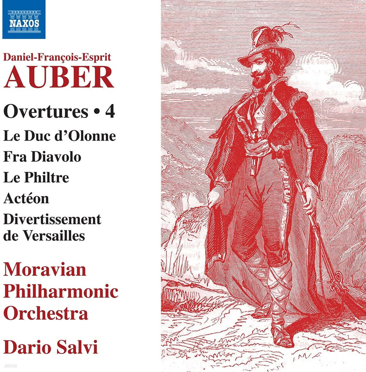 Dario Salvi 다니엘-프랑수아-에스프리 오베르 : 오페라 서곡 작품 4집 (Daniel-Francois-Esprit Auber: Overtures Vol. 4) 