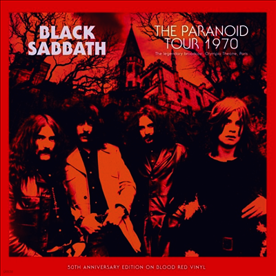 Black Sabbath — Paranoid Tour 1970 앨범 커버