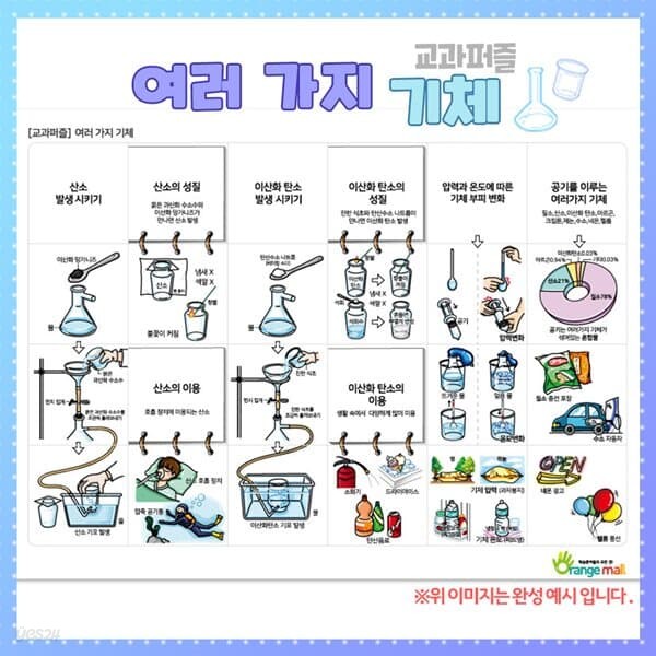 교과퍼즐 여러 가지 기체