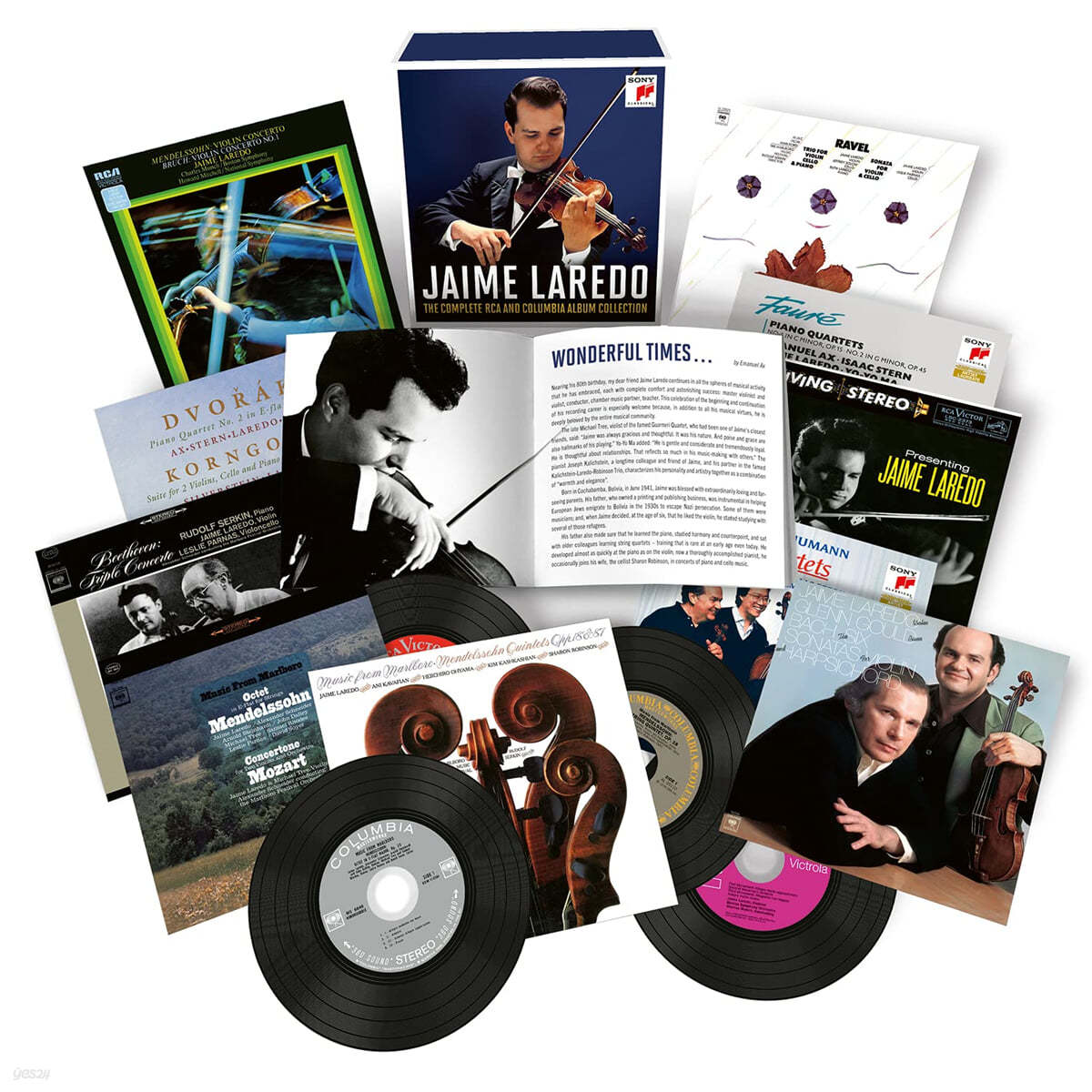 제이미 라레도 RCA, 콜롬비아 녹음 모음집 (Jaime Laredo - The Complete RCA and Columbia Album Collection)
