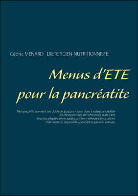 Menus d'ete pour la pancreatite