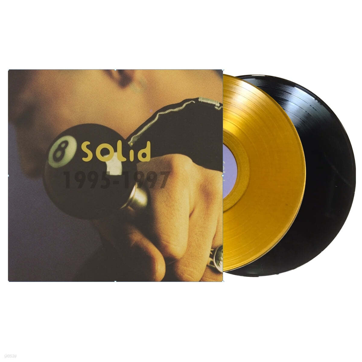 솔리드 - 2, 3, 4집 베스트 모음집 (1995-1997) [블랙 &amp; 투명 옐로우 컬러 2LP] 