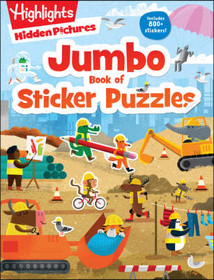 Jumbo Book of Sticker Puzzles: 800+ Stickers and 100+ Playtime Activities for Kids Ages 4-8