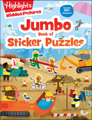 Jumbo Book of Sticker Puzzles: Ultimate Sticker Puzzle Fun with Over 800 Stickers & 100 Activities, Including Mazes, Hidden Pictures Scenes & Logic Pu