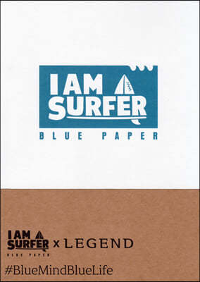 I am A Surfer Blue paper