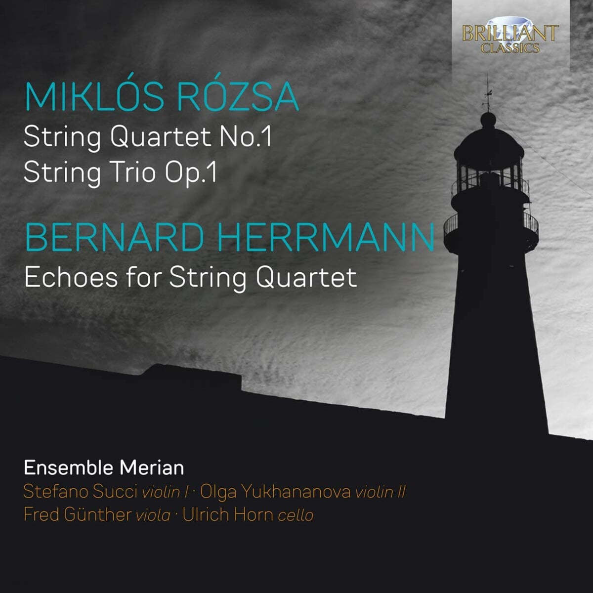 Ensemble Merian 미클로스 로저 / 베르나르드 허먼: 실내악 작품 (Miklos Rozsa / Bernard Herrmann: Music For String Quartet) 