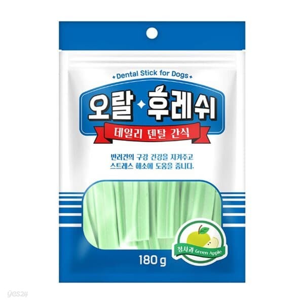 Dr.Sheem 오랄후레쉬 청사과 덴탈껌 180g 단품