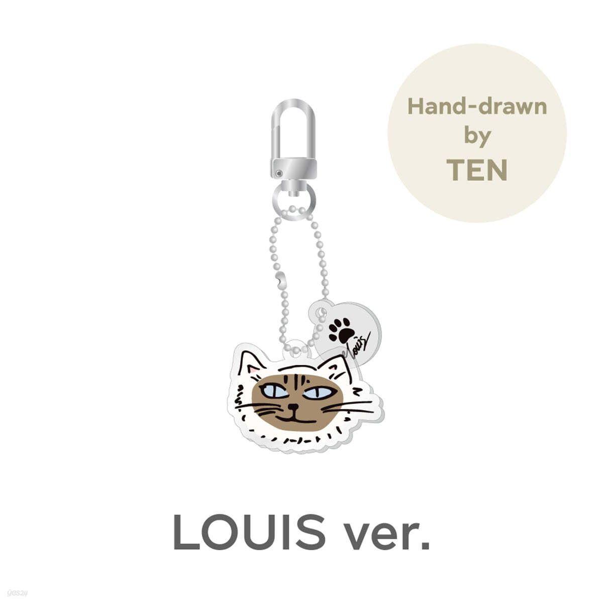 [TEN] ACRYLIC KEY RING CHARM_LOUIS Ver. [Our Home : WayV with Little Friends]