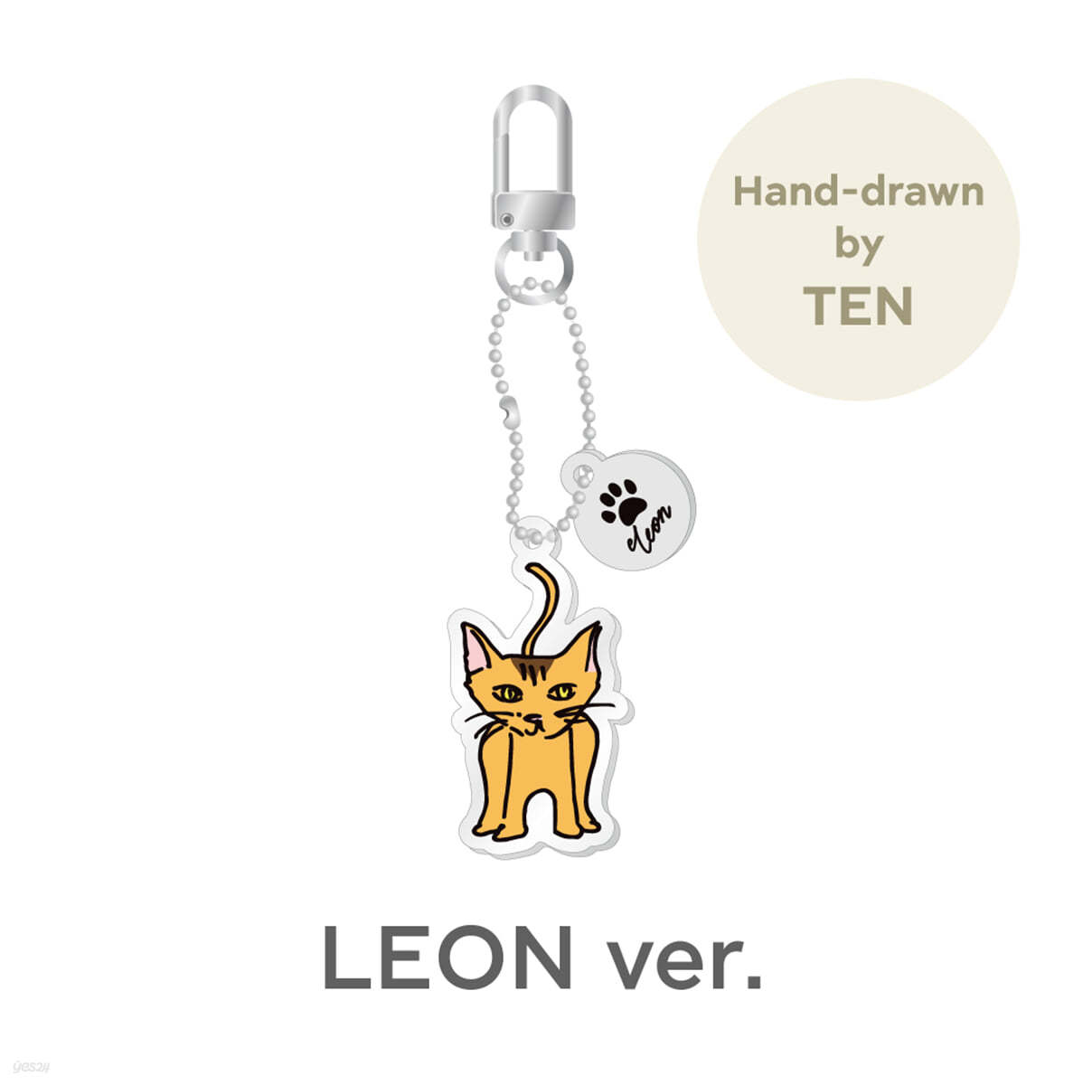 [TEN] ACRYLIC KEY RING CHARM_LEON Ver. [Our Home : WayV with Little Friends]