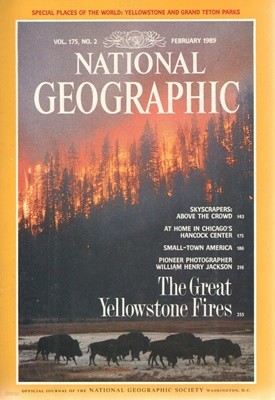 [수입] National Geographic Vol. 175, No. 2-6, Vol. 176, No. 1-6. 내셔널 지오그래픽 1989년 2월-12월 총11권 1월호 없음