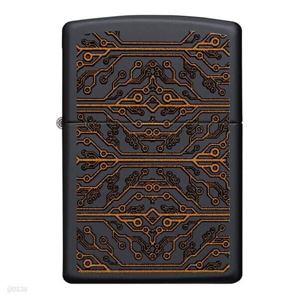ZIPPO 라이터 49572 BLACK MATTE COLOR IMAGE