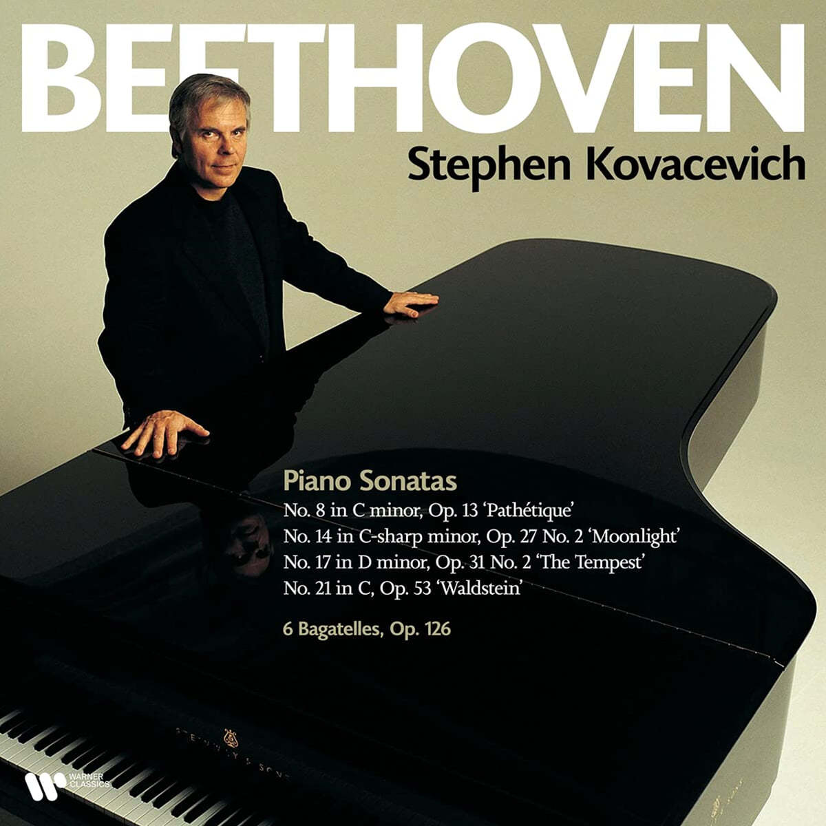 Stephen Kovacevich 베토벤: 피아노 소나타 8번 `비창` 14번 `월광` 17번 `템페스트` 21번 `발트슈타인` - 스티븐 코바세비치 [2LP] 