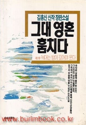 1991년초판 김홍신신작장편소설 그대 영혼 훔치다 1부 늑대는밤이깊어야운다