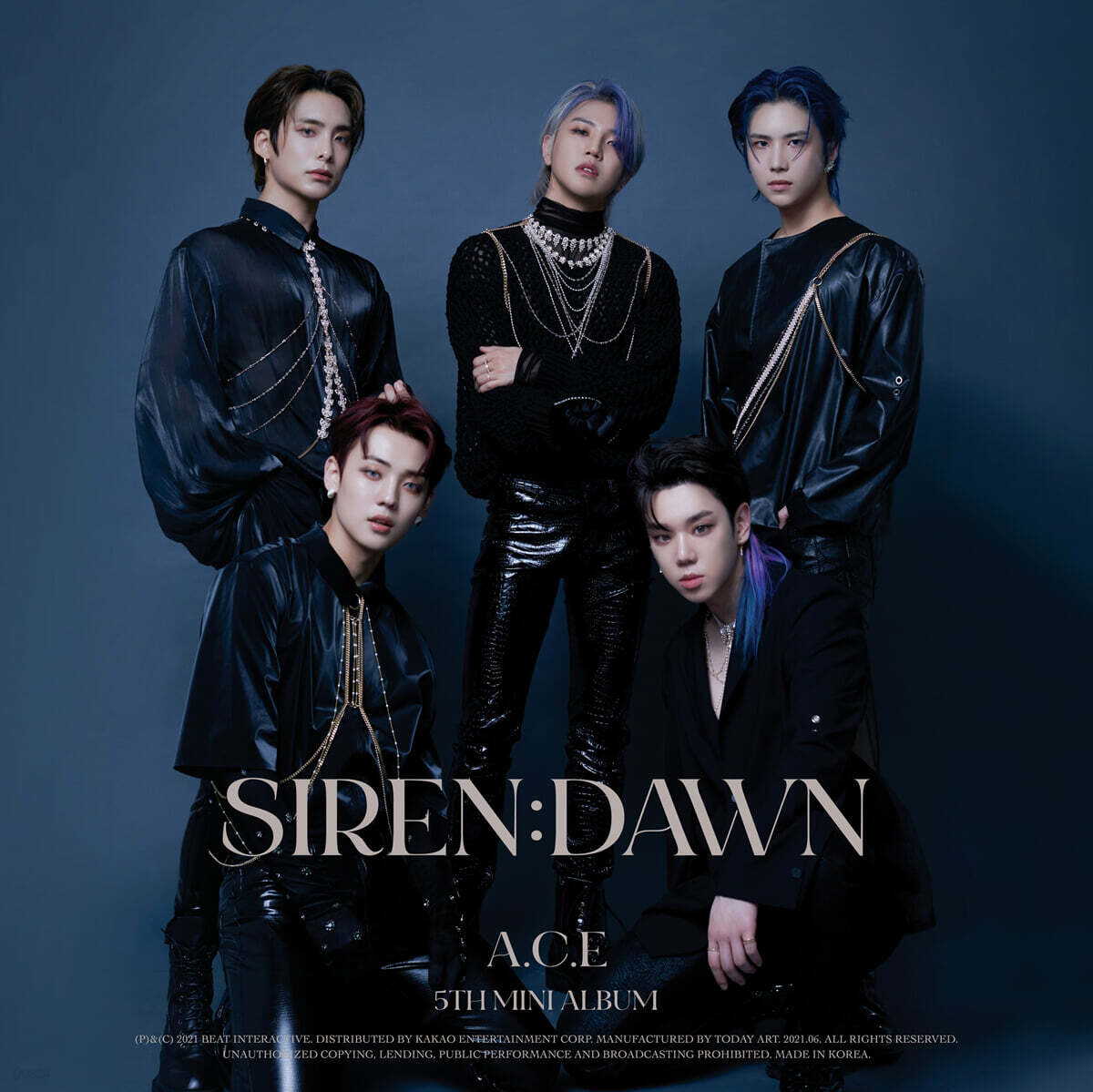 에이스 (A.C.E) -  미니앨범 5집 : SIREN : DAWN [SUN/ECLIPSE/MOON ver. 중 1종 랜덤 발송]