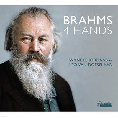 Wyneke Jordans / Leo van Doeselaar 브람스: 2대의 피아노를 위한 작품집 - 헝가리 무곡, 사랑의 노래 왈츠 외 (Brahms: Four Hands)