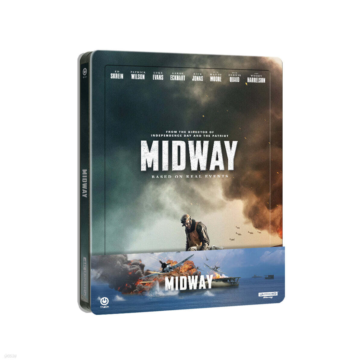 미드웨이 (1Disc, 4K UHD 스틸북 쿼터슬립 한정판) : 블루레이