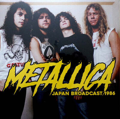 Metallica — Japan Broadcast 1986 앨범 커버