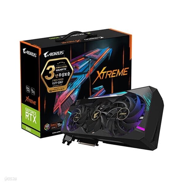 GIGABYTE AORUS Xtreme 지포스 RTX 3080 D6X 10GB