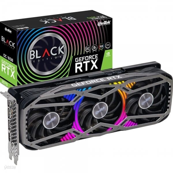 이엠텍 지포스 RTX 3070 BLACK EDITION OC D6 8GB