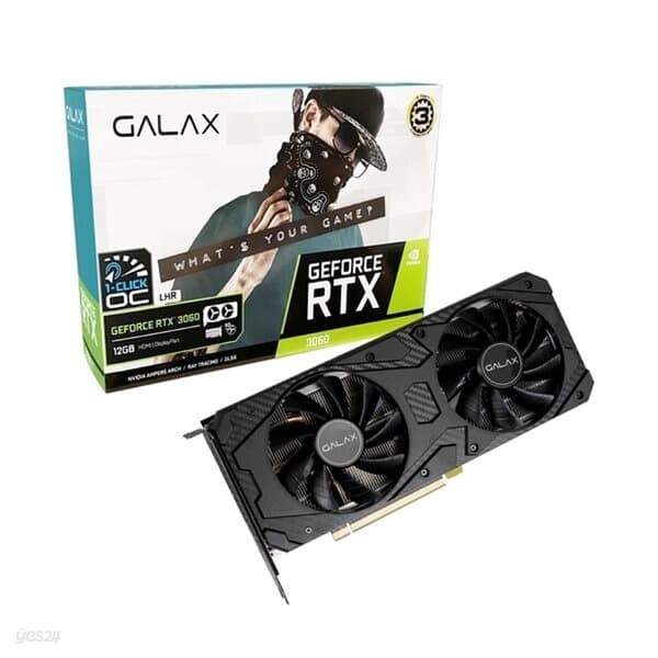 갤럭시 GALAX 지포스 RTX 3060 D6 12GB LHR