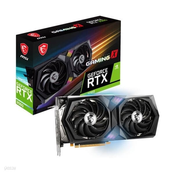 MSI 지포스 RTX 3060 게이밍 X D6 12GB 트윈프로져8