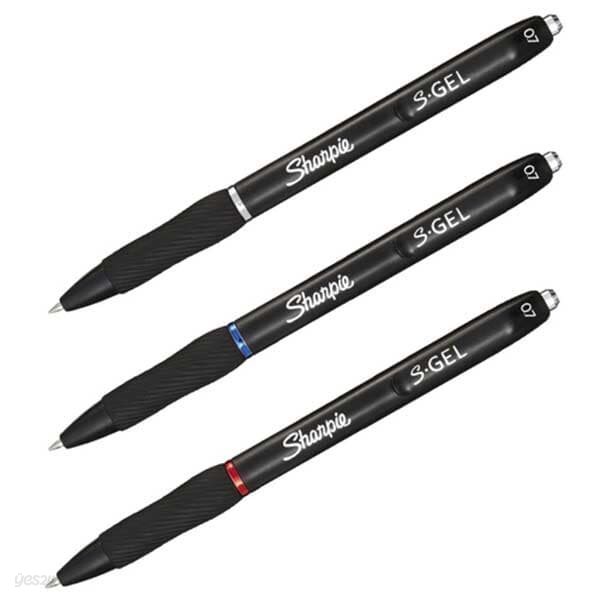 [샤피] S GEL 펜 (블랙, 블루, 레드) 0.38 / 0.5 / 0.7 mm [옵션선택]