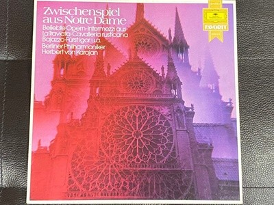 [LP] 카라얀 - Karajan - Zwischenspiel Aus Notre Dame LP [독일반]