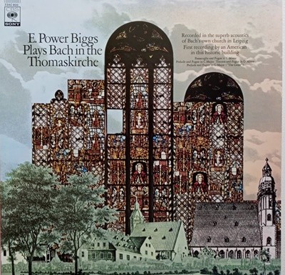 LP(수입) 바하: E. Power Biggs Plays Bach In The Thomaskirche - 에드워드 파워 빅스