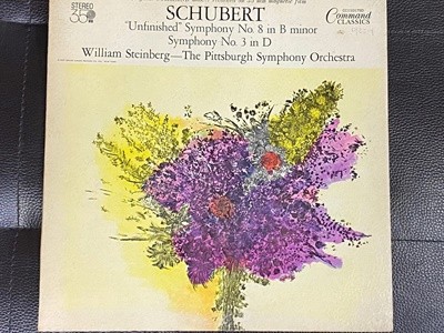 [LP] 윌리엄 스타인버그 - William Steinberg - Schubert  No.8 in B Minor Unfinished LP [U.S반] 