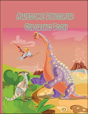 Awesome Dinosaur Coloring Book