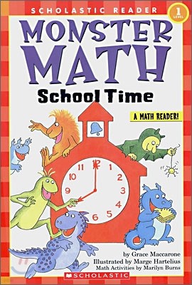 Scholastic Hello Math Reader Level 1 : Monster Math School Time