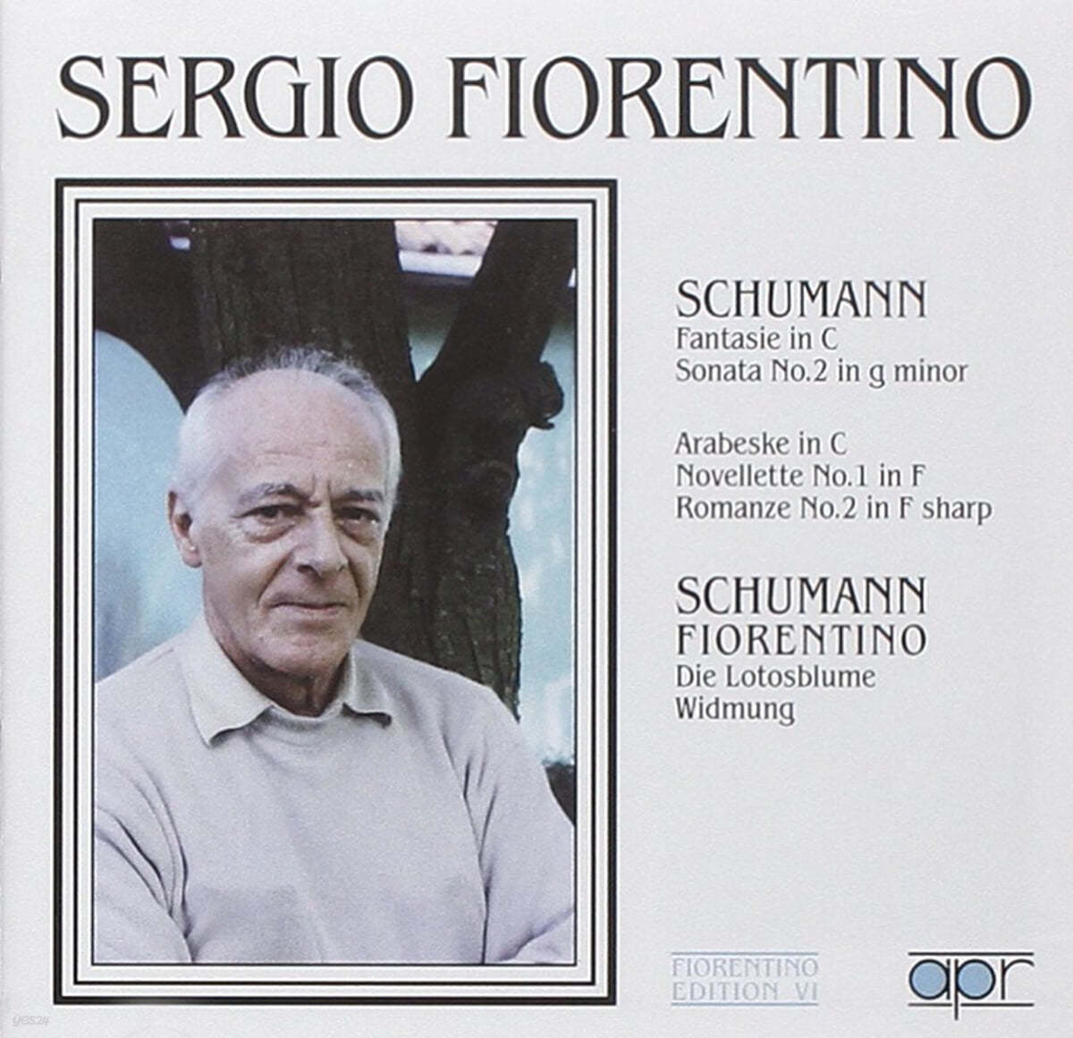 Sergio Fiorentino 세르지오 피오렌티노가 연주하는 슈만 (Schumann: Fantasie Op.17, Piano Sonata No.2, Arabeske Op.18, Novellette No.1, Romanze No.2)