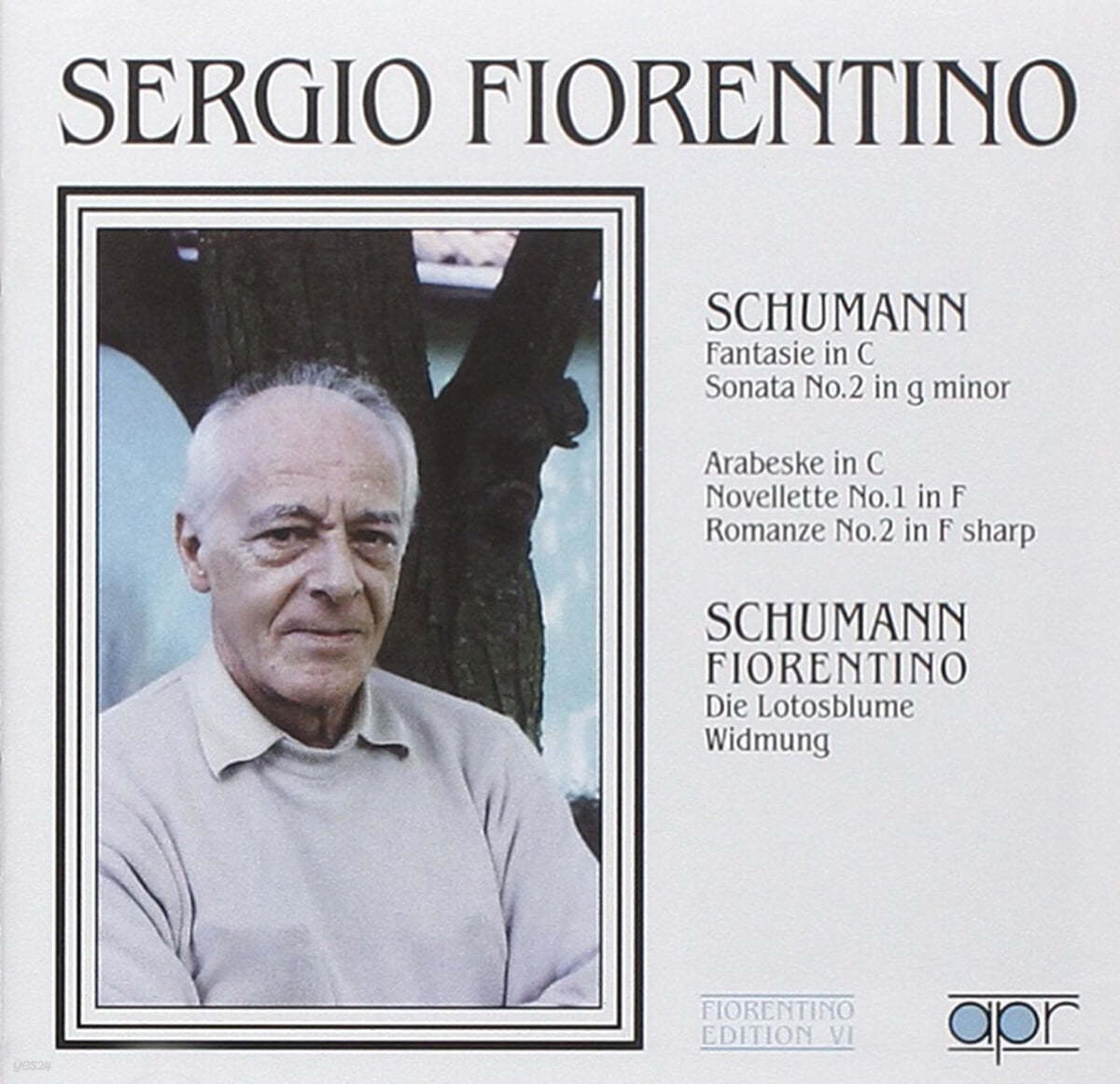 Sergio Fiorentino 세르지오 피오렌티노가 연주하는 슈만 (Schumann: Fantasie Op.17, Piano Sonata No.2, Arabeske Op.18, Novellette No.1, Romanze No.2) 