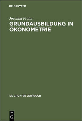 Grundausbildung in Okonometrie