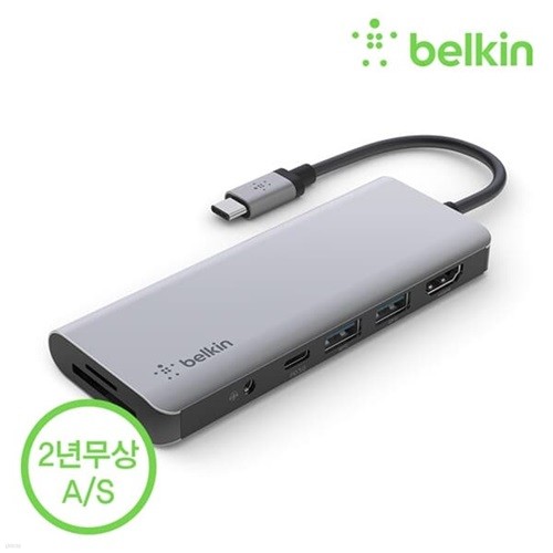 벨킨 7in1 USB-C타입 멀티 허브 AVC009bt 아이패...