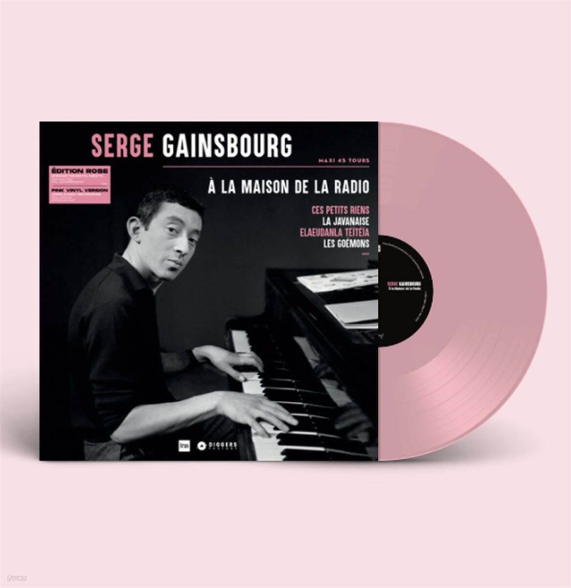 Serge Gainsbourg (세르쥬 갱스부르) -  A la maison de la radio Edition RoseLouis [핑크 컬러 LP] 