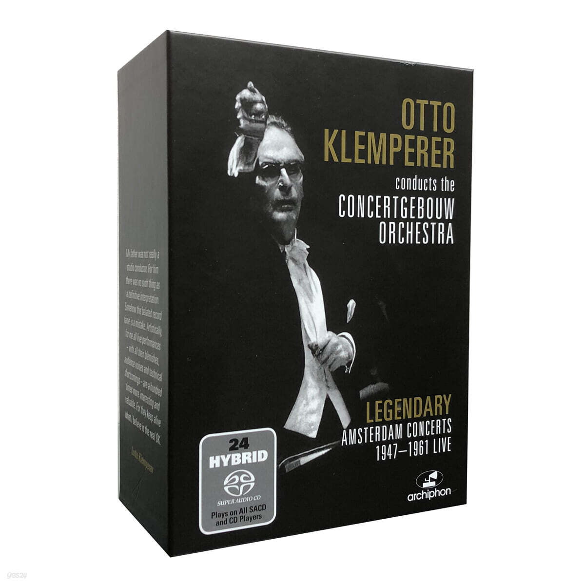 오토 클렘퍼러가 지휘하는 전설의 암스테르담 콘서트 1947-1961 (Otto Klemperer Conducts the Concertgebouw Orchestra - Legendary Amsterdam Concerts 1947-1961)