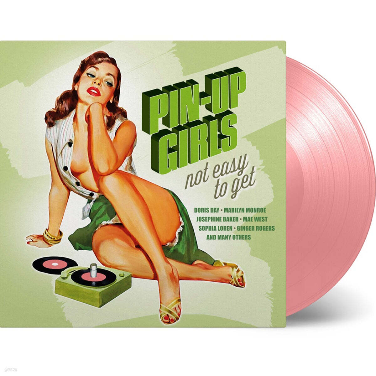 핀업 걸 음악 모음집 (Pin-Up Girls, Not Easy To Get) [핑크 컬러 LP]
